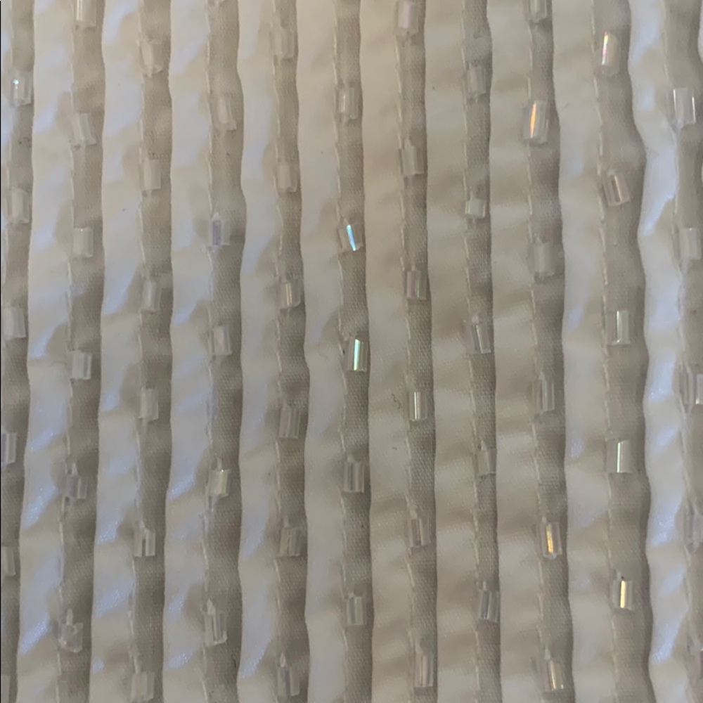 Sutton Studio White Button Up Blouse, Small - image 4